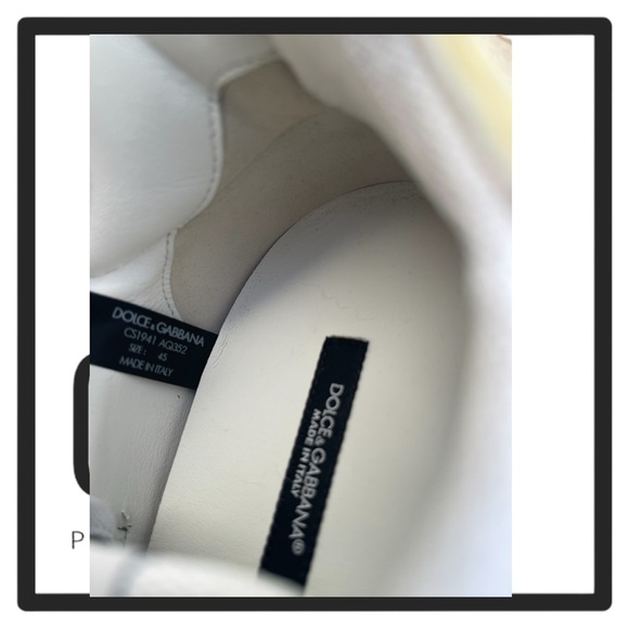 Dolce & Gabbana Men's Multi-Color Leather Low Top - Picture 10 of 13